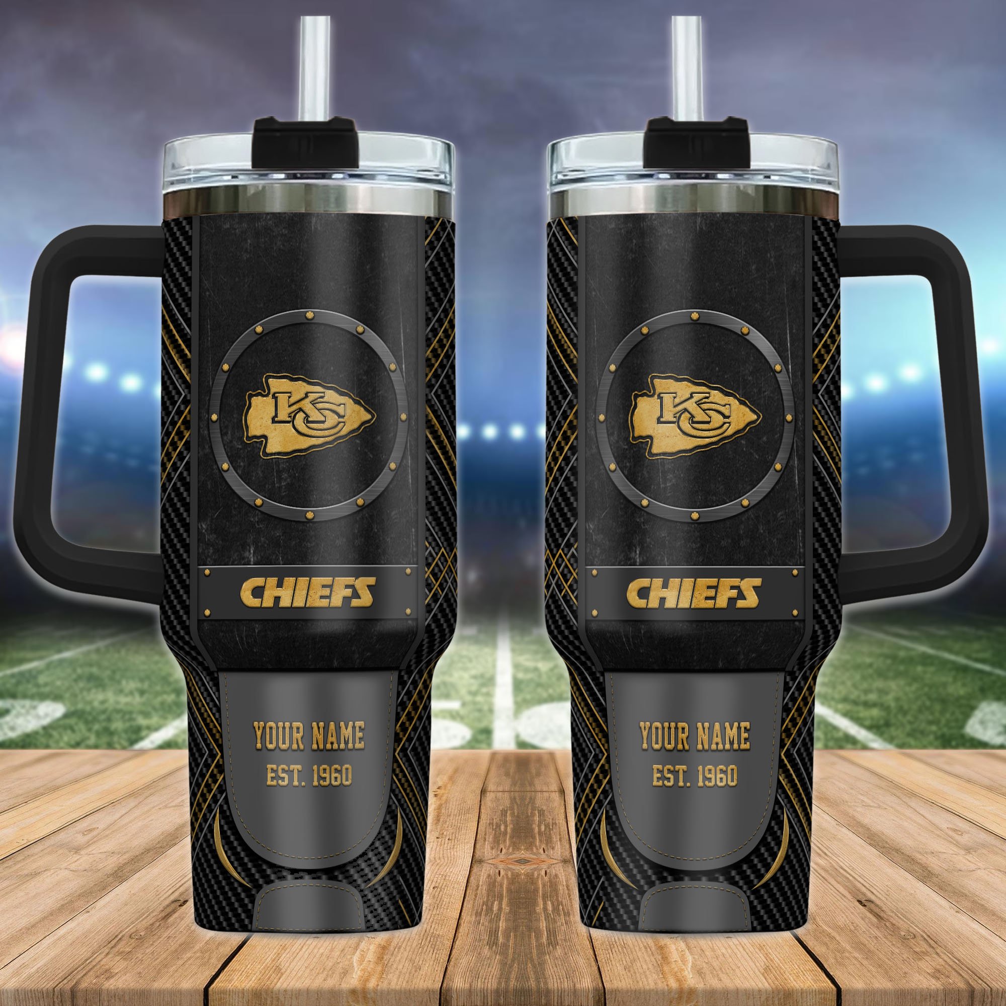 Kansas City Chiefs Tumbler 4OOz Custom Name And Year, Football Tumbler, Gift For Football Lovers ETRG-59448