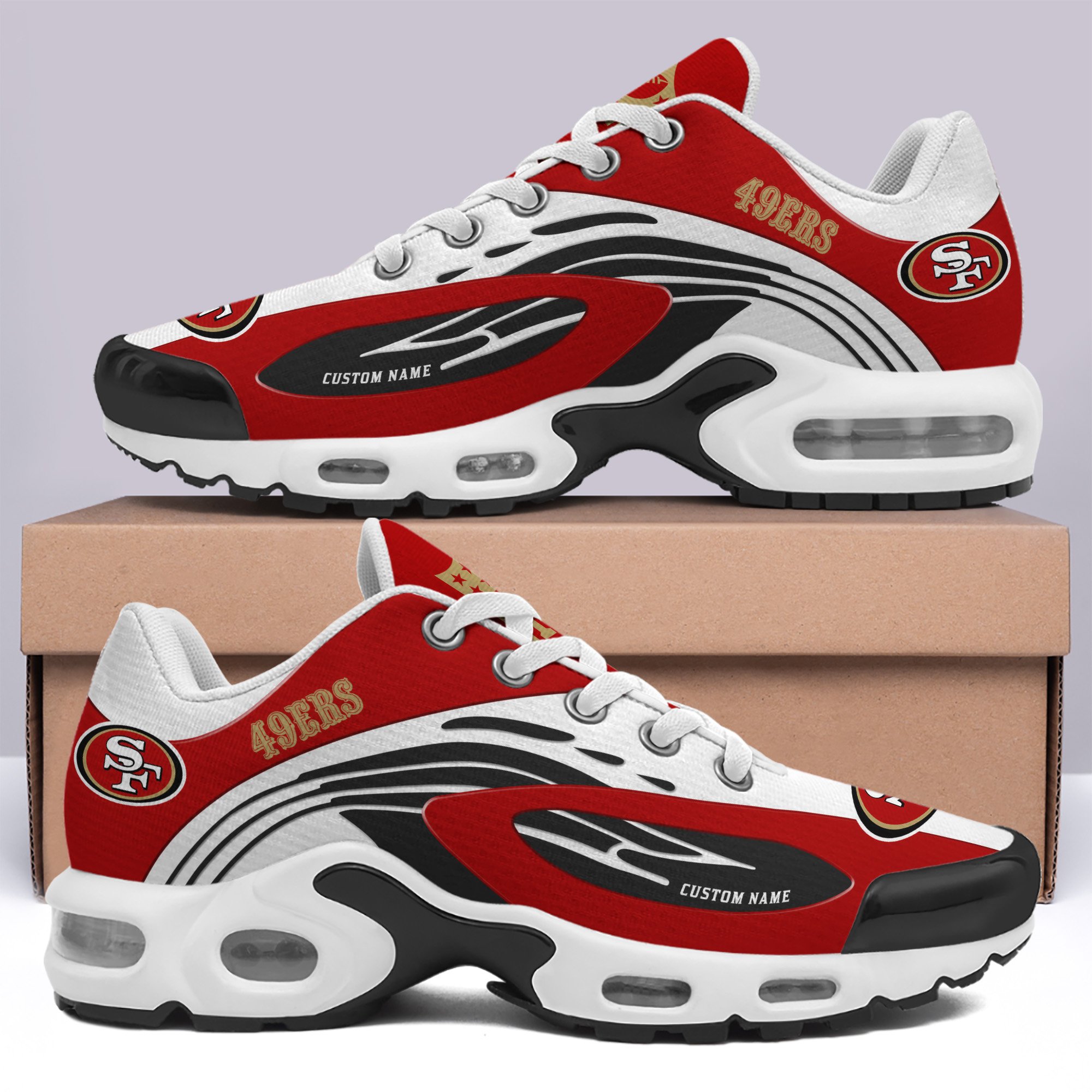 San Francisco 49ers TN Shoes Custom Your Name, Football Team Shoes, Football Lover Gifts ETRG-59950