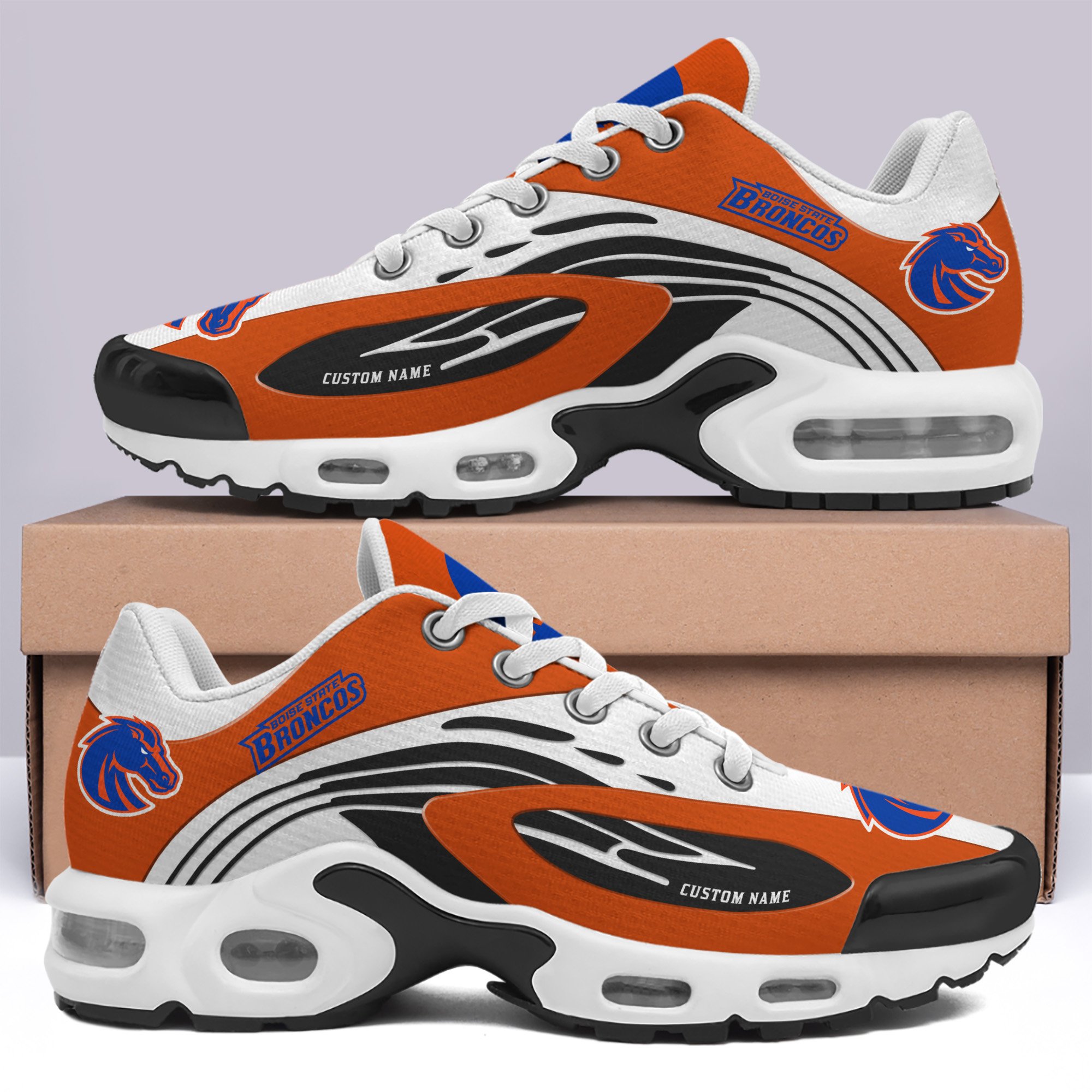 Boise State Broncos TN Shoes Custom Your Name, Football Team Shoes, Football Lover Gifts ETRG-60026