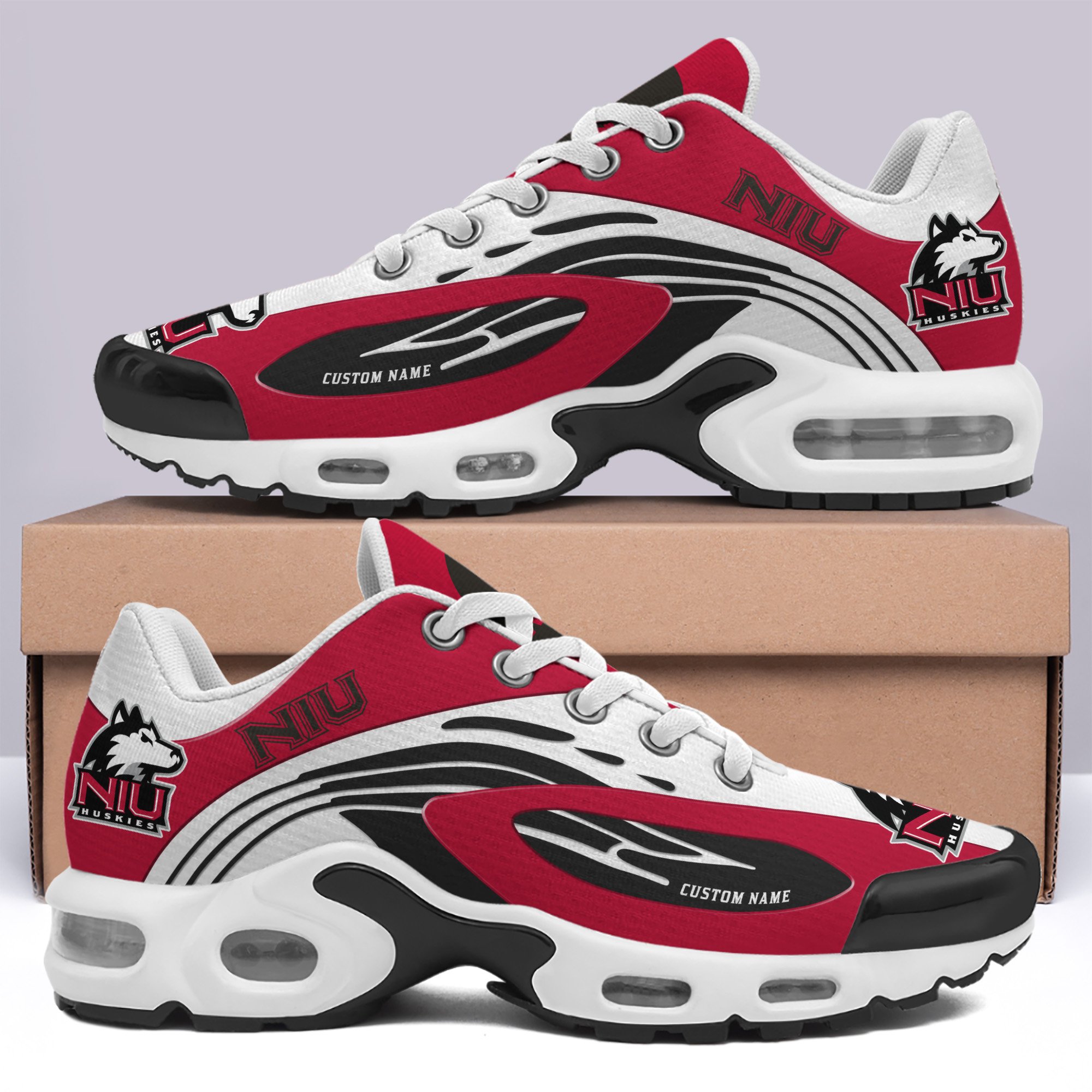 Northern Illinois Huskies TN Shoes Custom Your Name, Football Team Shoes, Football Lover Gifts ETRG-60026