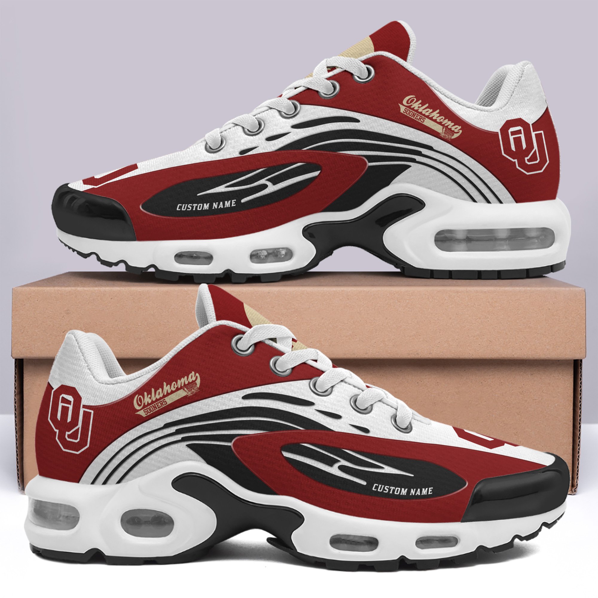 Oklahoma Sooners TN Shoes Custom Your Name, Football Team Shoes, Football Lover Gifts ETRG-60026