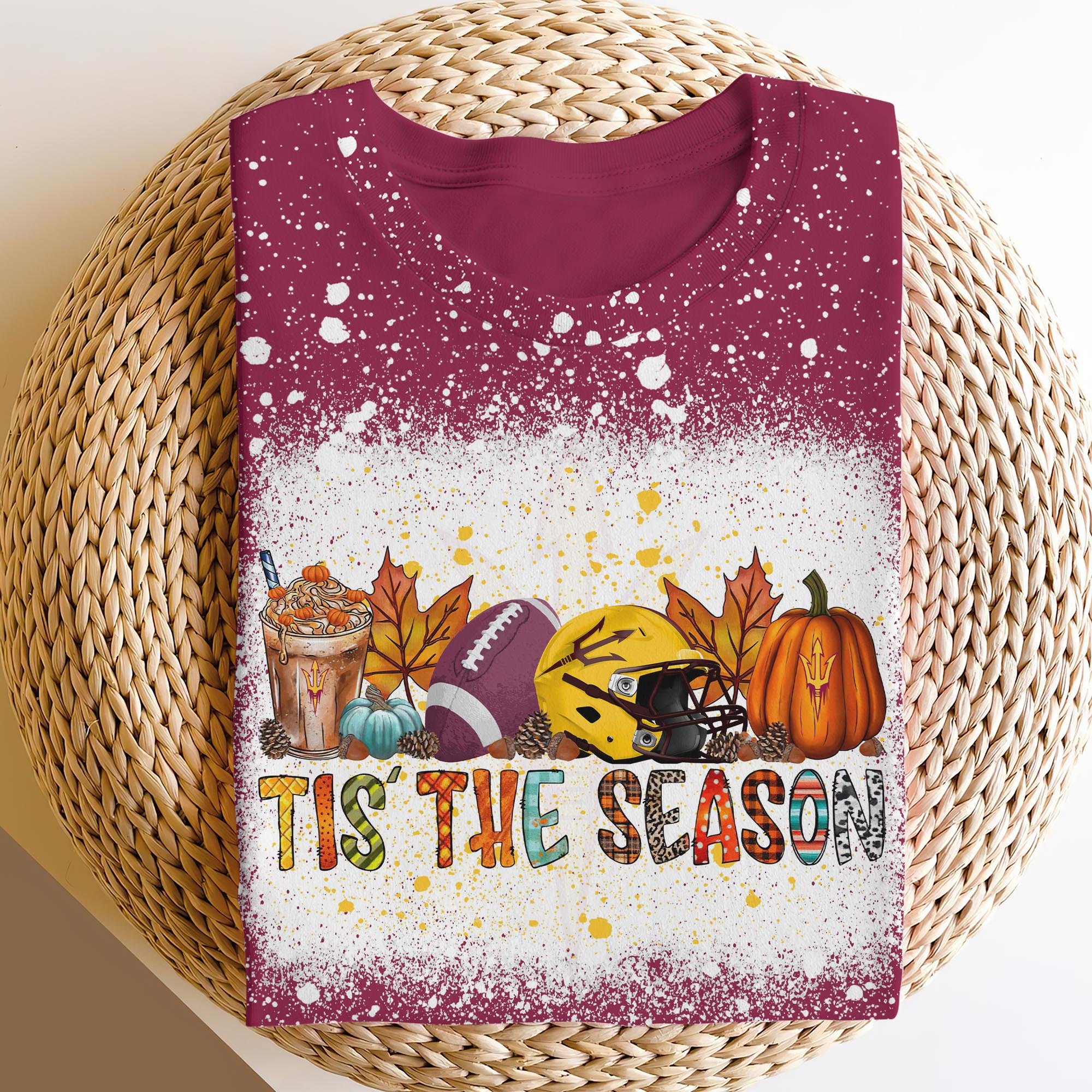 Arizona State Sun Devils 3D Shirts, Tis The Season Shirts, Sport Shirts For Fan ETRG-60200