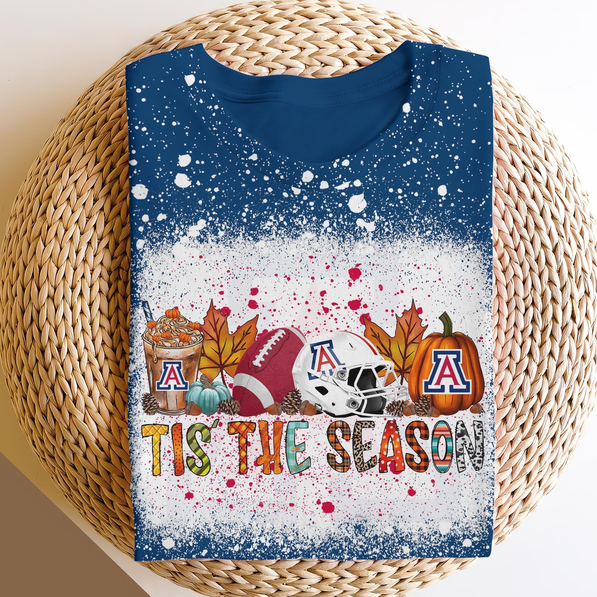 Arizona Wildcats 3D Shirts, Tis The Season Shirts, Sport Shirts, Gifts For Fan ETRG-60200