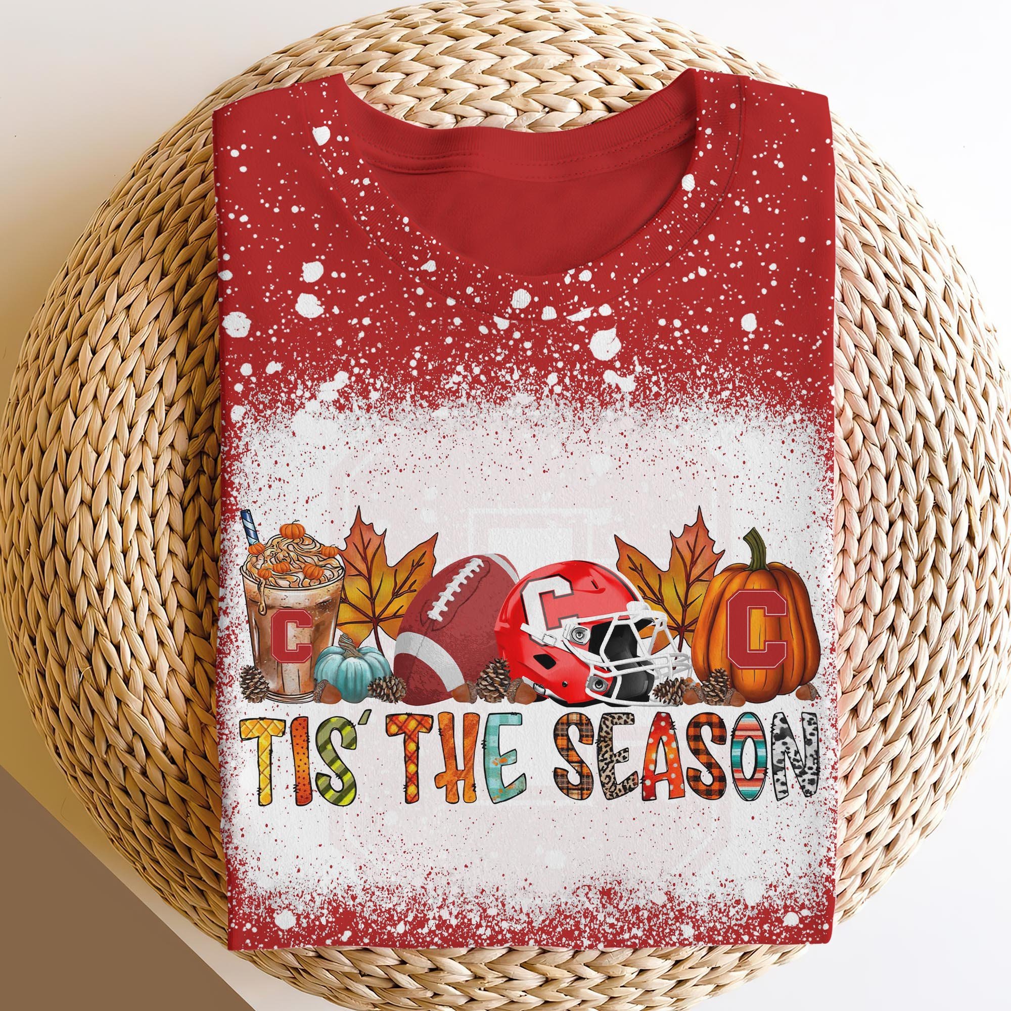 Cornell Big Red 3D Shirts, Tis The Season Shirts, Sport Shirts For Fan ETRG-60200