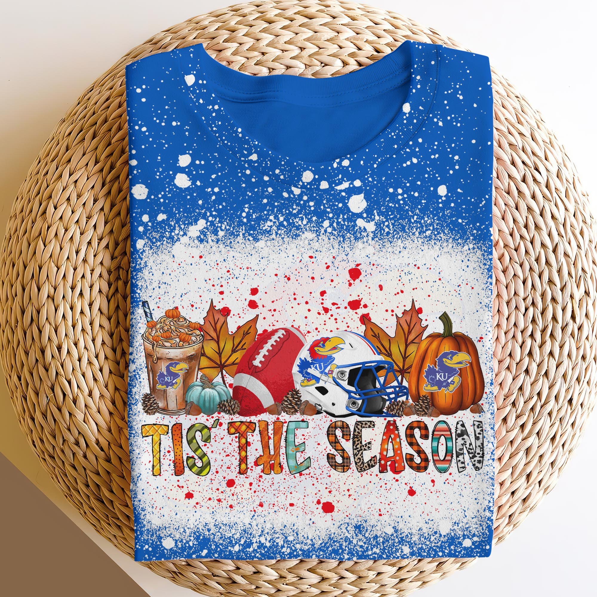 Kansas Jayhawks 3D Shirts, Tis The Season Shirts, Sport Shirts For Fan ETRG-60200