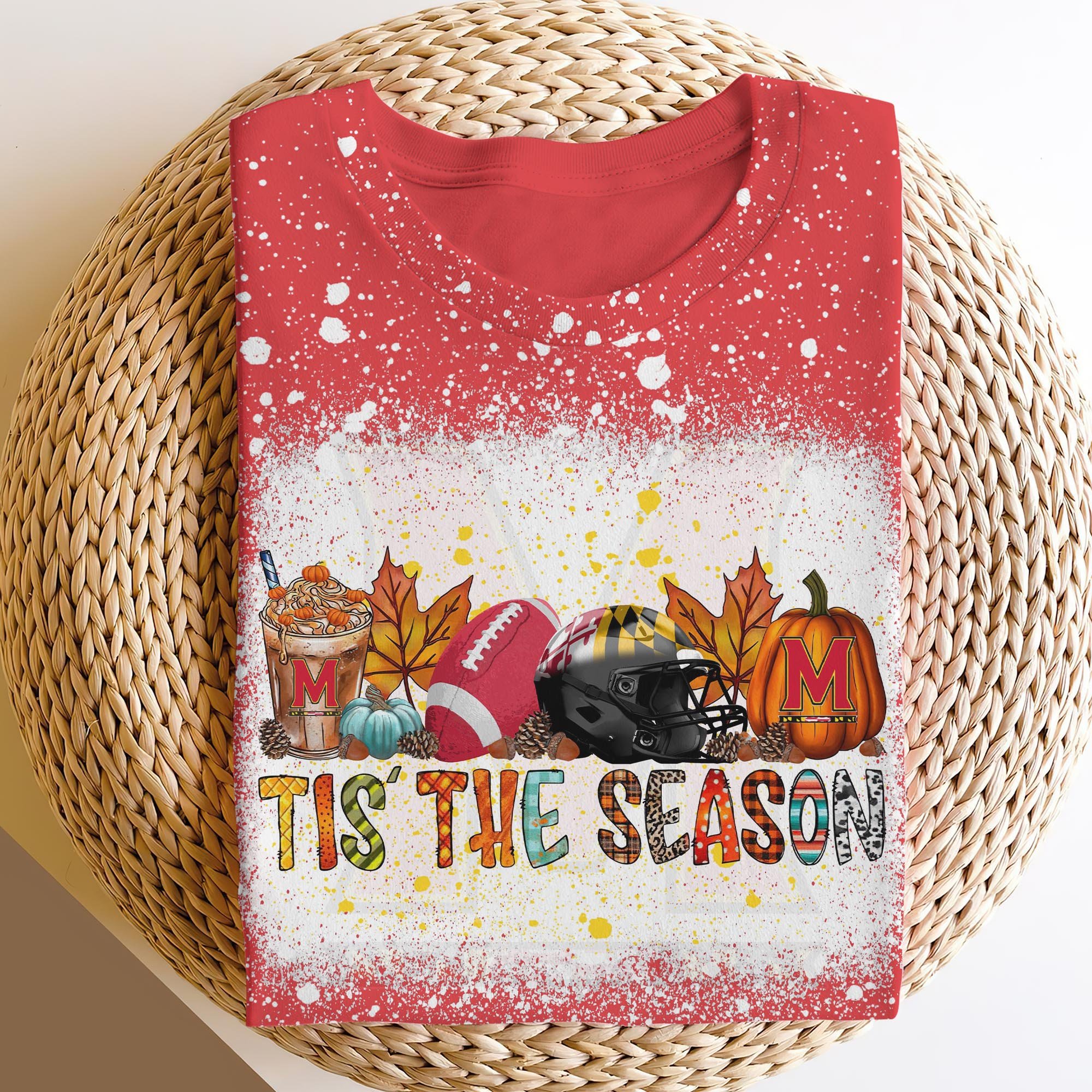 Maryland Terrapins 3D Shirts, Tis The Season Shirts, Sport Shirts For Fan ETRG-60200