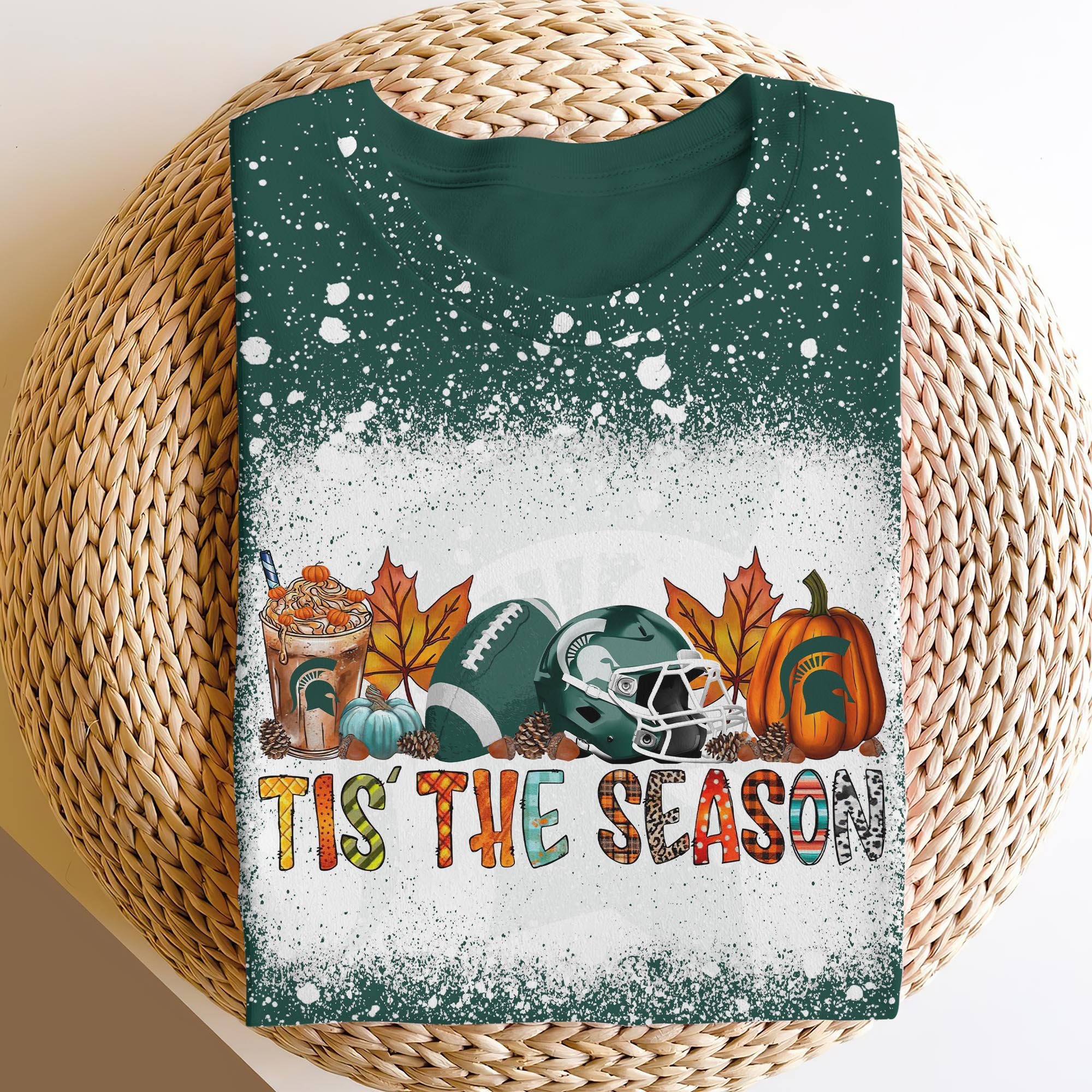 Michigan State Spartans 3D Shirts, Tis The Season Shirts, Sport Shirts For Fan ETRG-60200