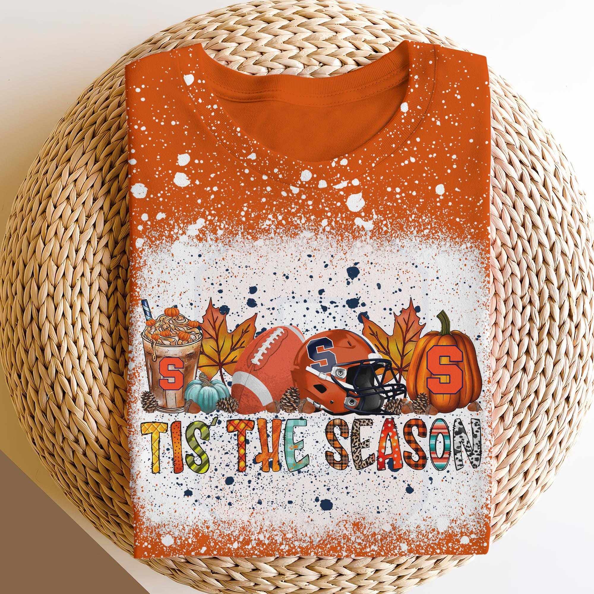 Syracuse Orange 3D Shirts, Tis The Season Shirts, Sport Shirts For Fan ETRG-60200