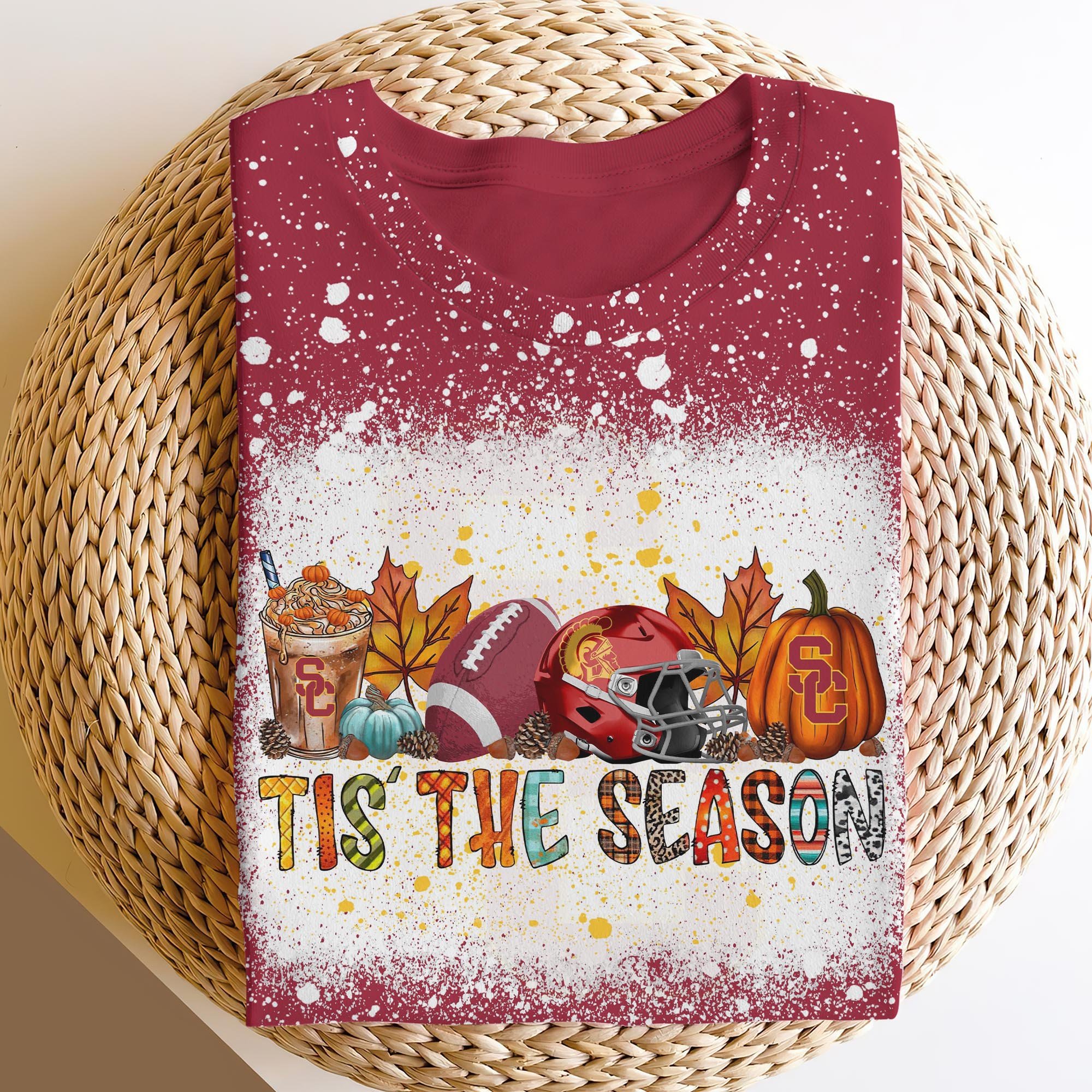 USC Trojans 3D Shirts, Tis The Season 3D Shirts, Shirts For Fan, Sport Gifts ETRG-60200