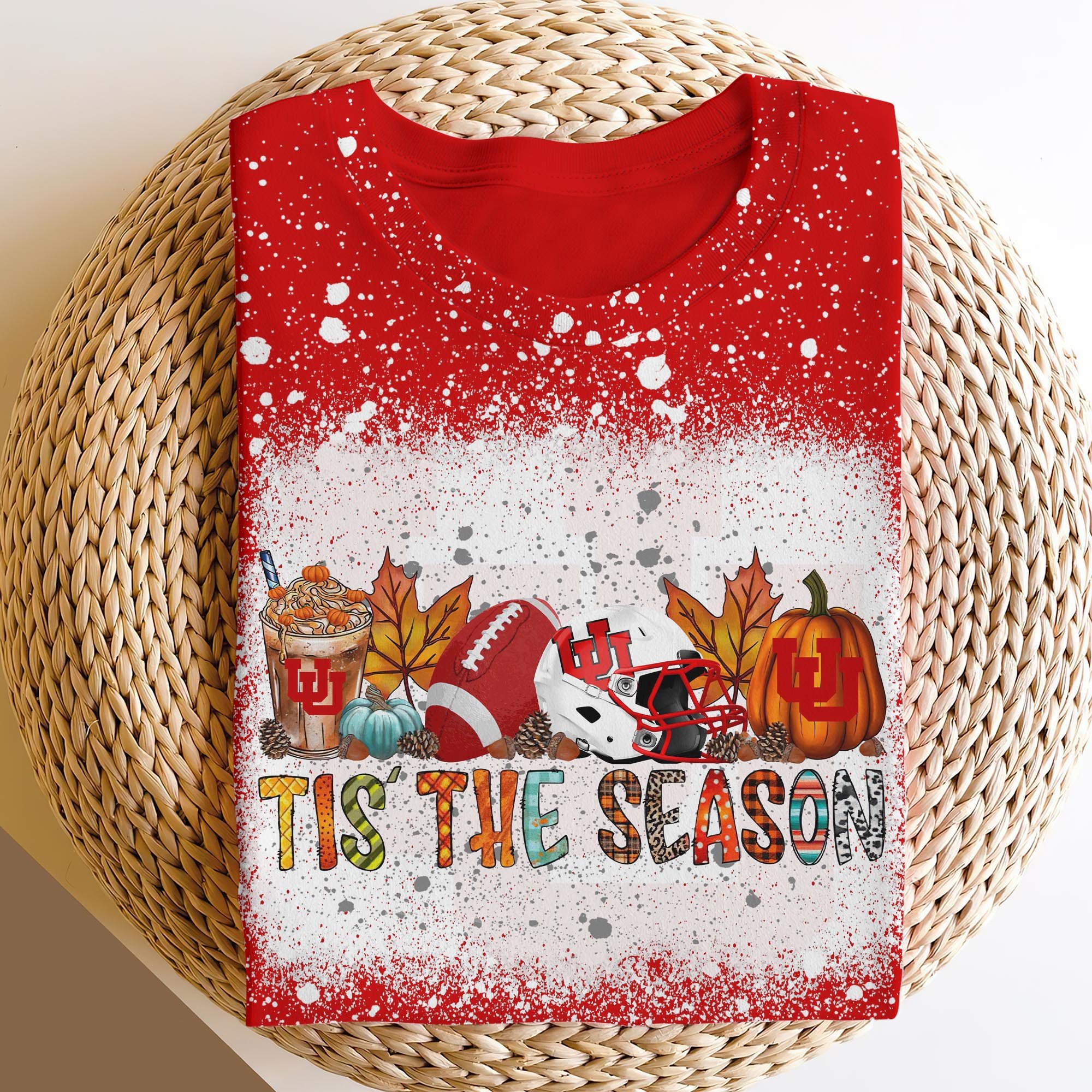 Utah Utes 3D Shirts, Tis The Season Shirts, Sport Shirts For Fan ETRG-60200