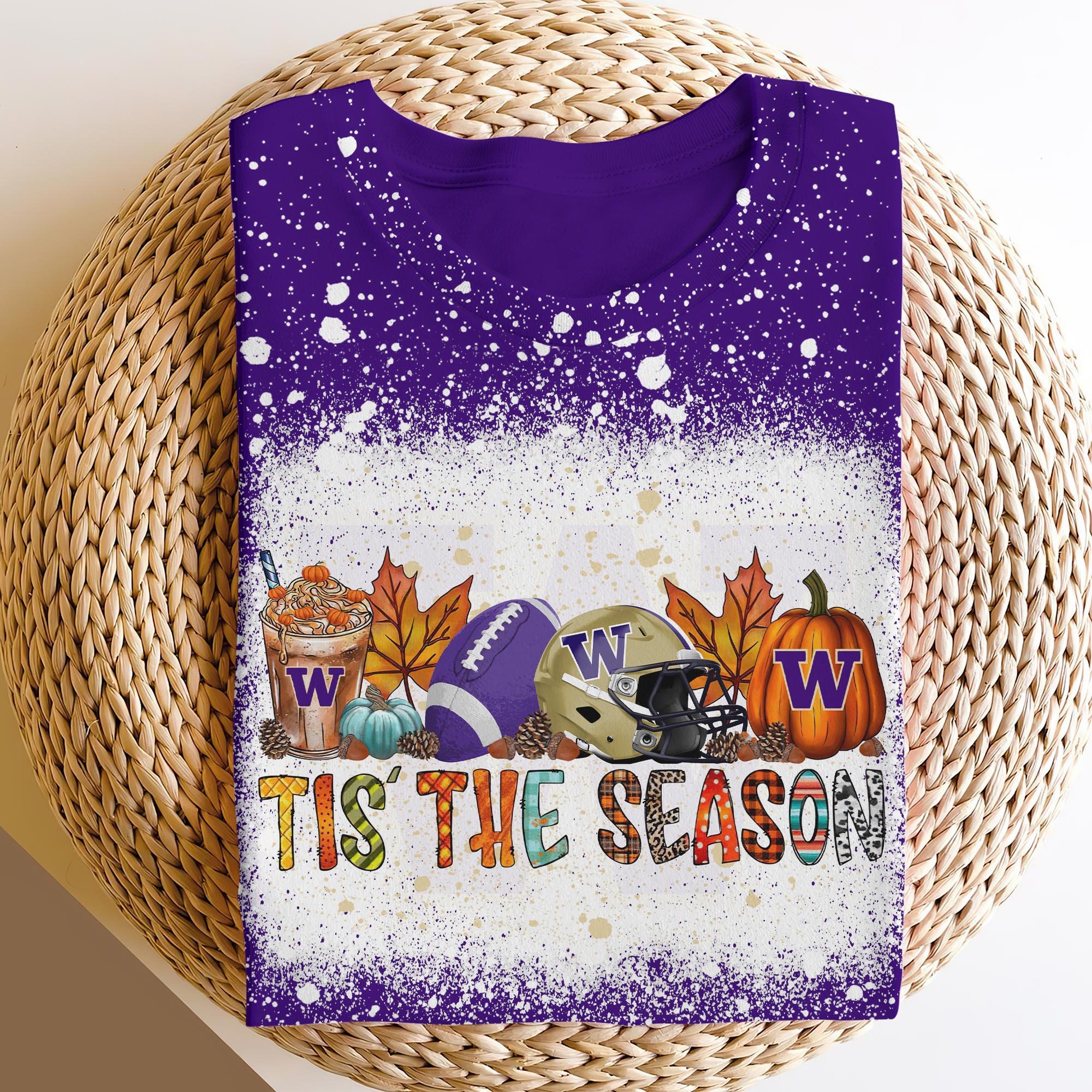 Washington Huskies 3D Shirts, Tis The Season Shirts, Sport Shirts For Fan ETRG-60200