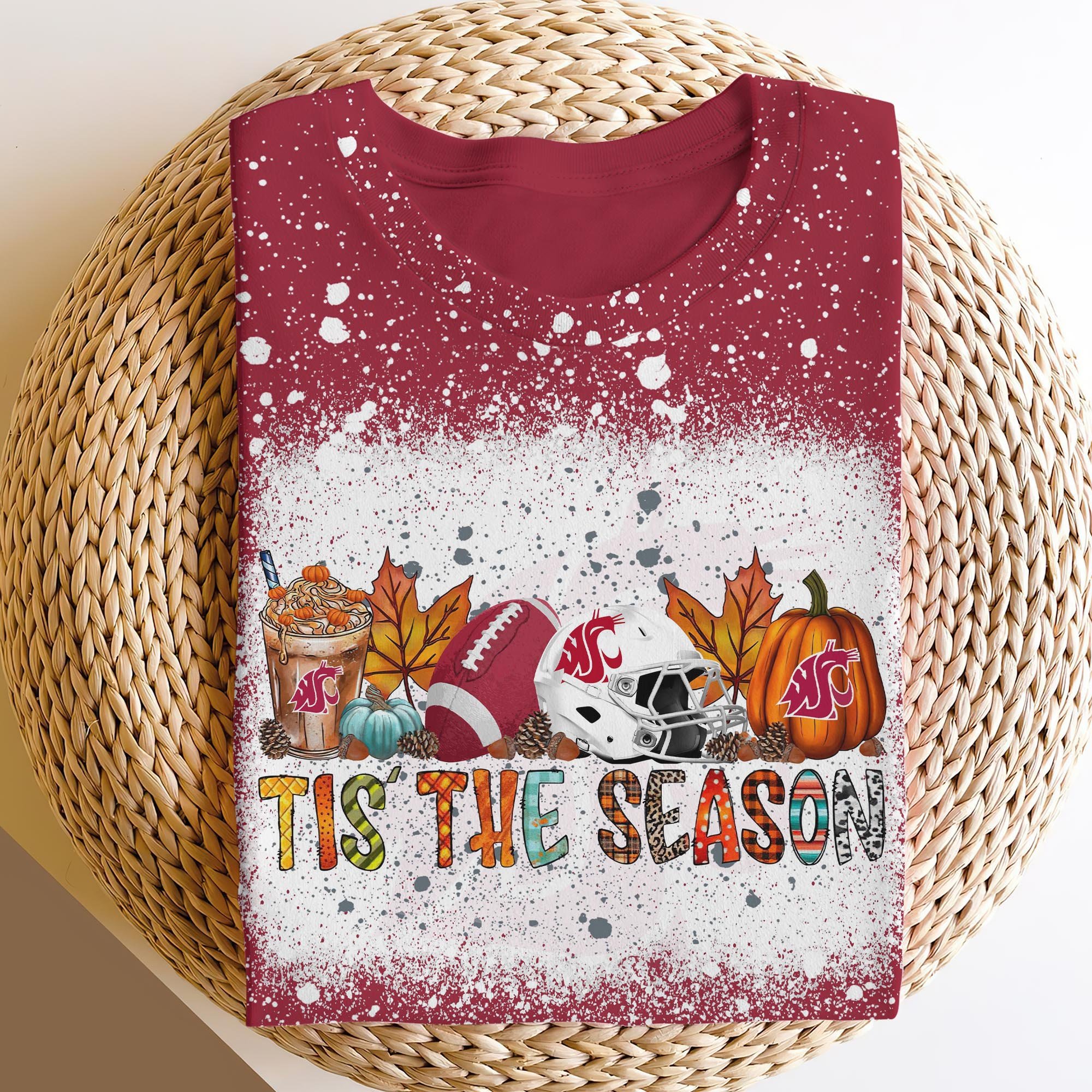 Washington State Cougars 3D Shirts, Tis The Season Shirts, Sport Shirts For Fan ETRG-60200