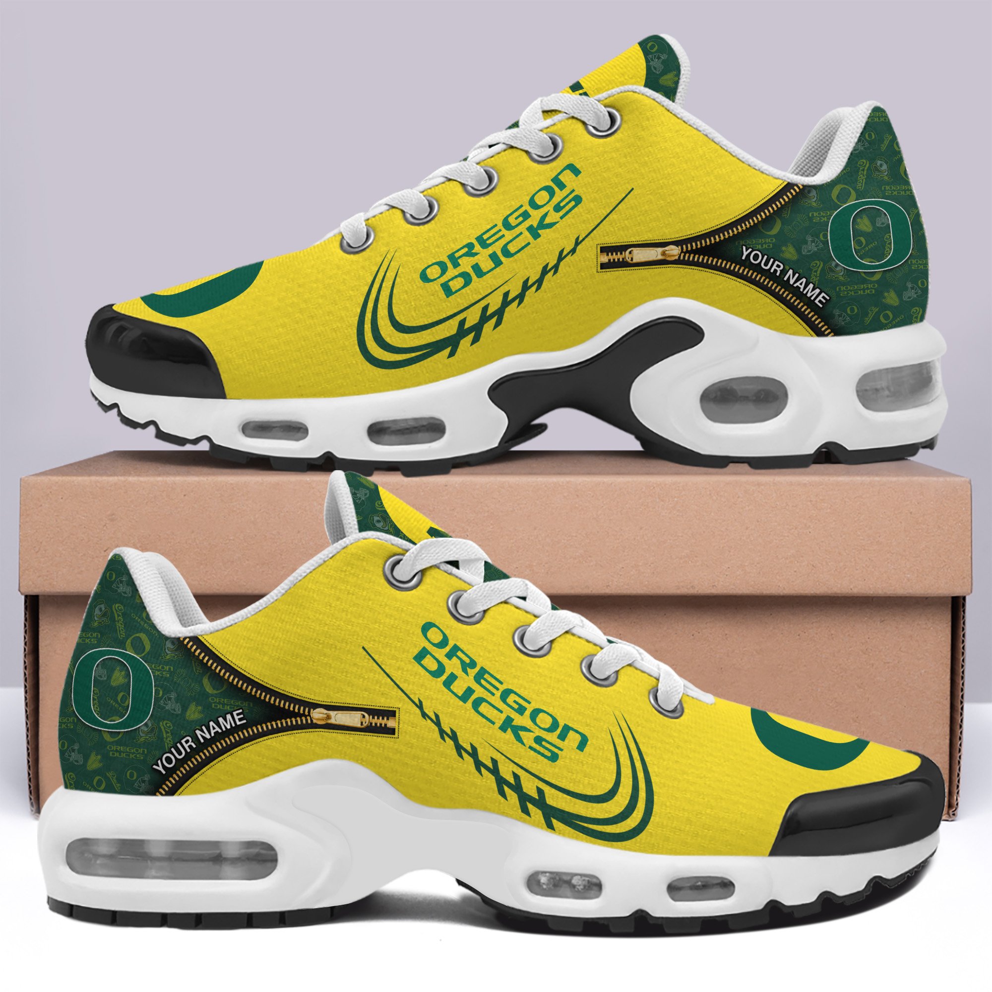 Oregon Ducks Team Customized Your Name, Sport Team Shoes, Sport Fan Gifts ETRG-60165