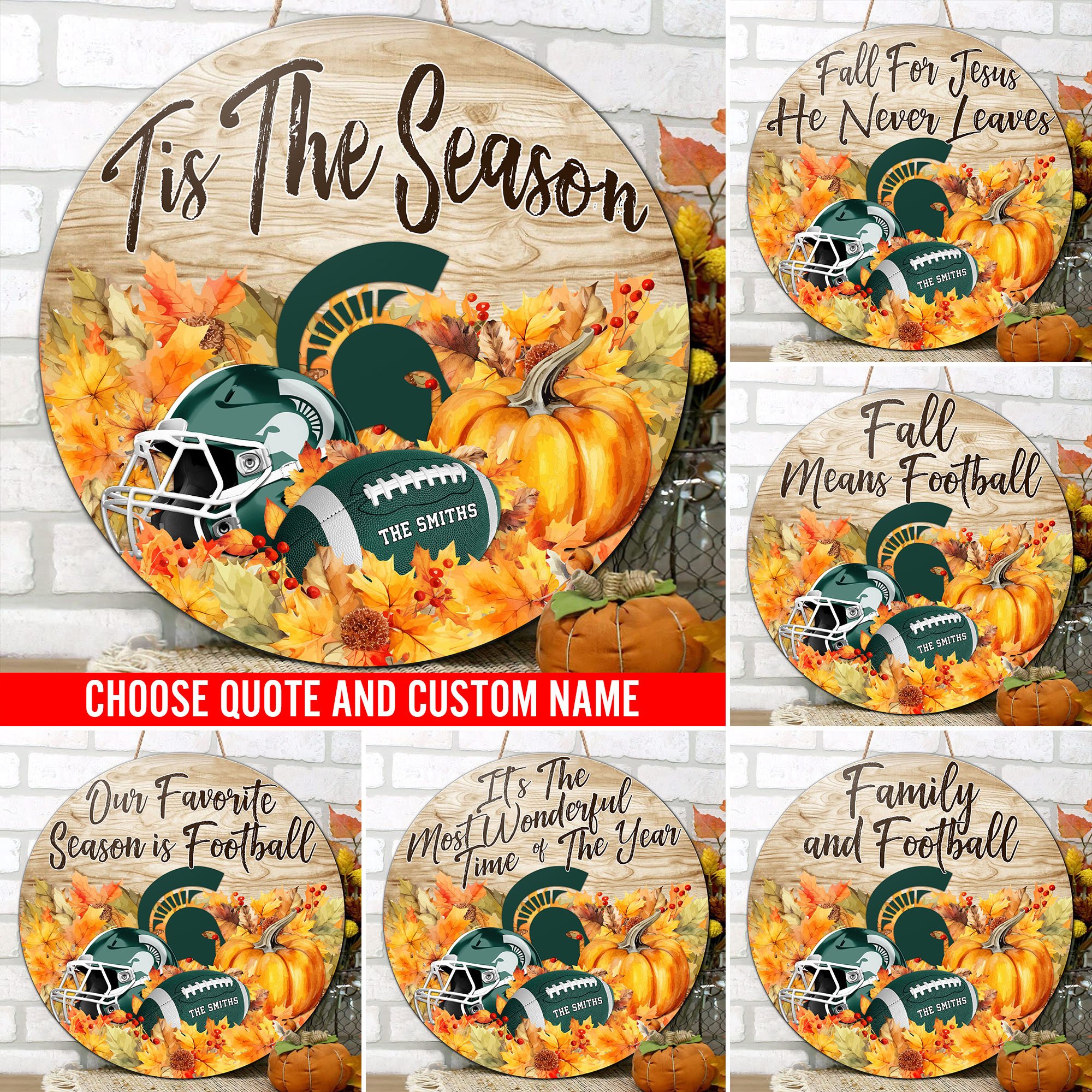 Michigan State Spartans Shape Wooden Sign Custom Name And Choose Quotes, Sport Team Sign For Fans, Wall Hanging ETRG-61059