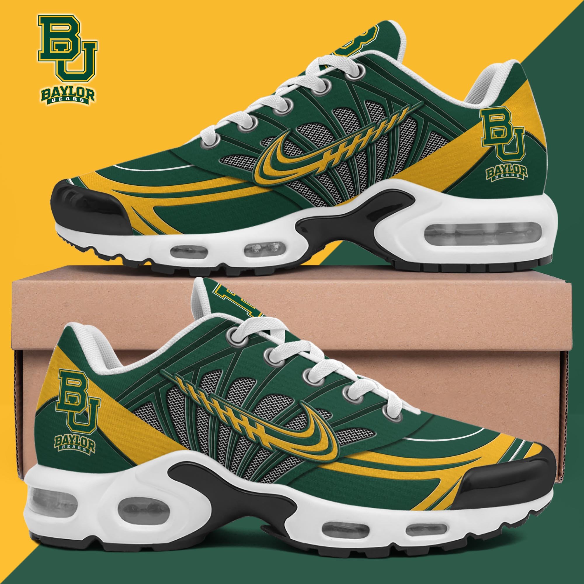 Baylor Bears TN Shoes Custom Name, Sport Shoes For Fan, Fan Gifts ETRG-61135