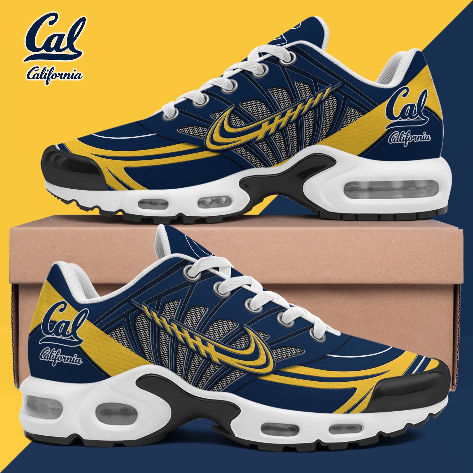 California Golden Bears TN Shoes Custom Name, Sport Shoes For Fan, Fan Gifts ETRG-61135