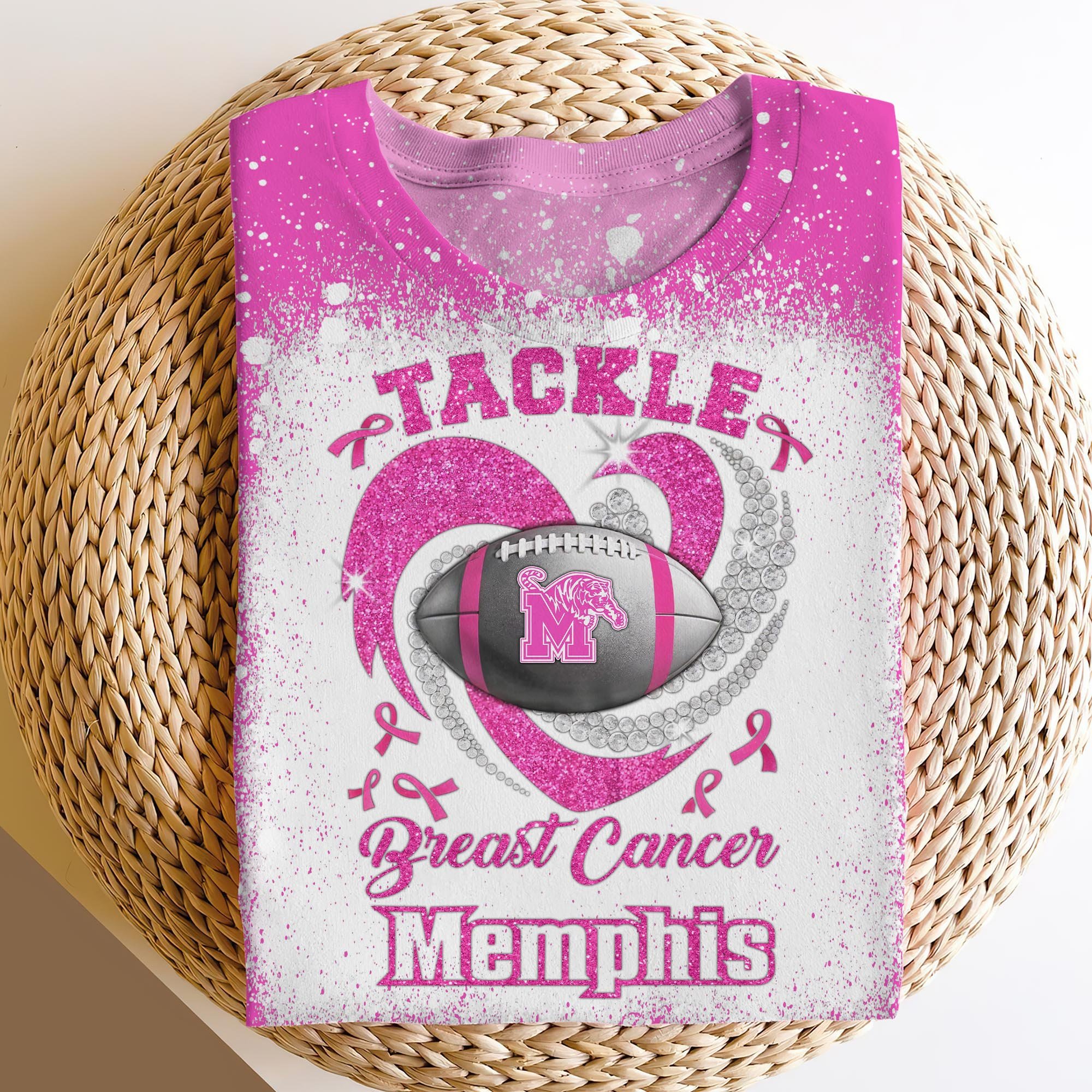 Memphis Tigers Sweatshirt, Hoodie, T-shirt Custom Name, Breast Cancer Shirts For Sport Lovers, Sport Gifts ETRG-61427