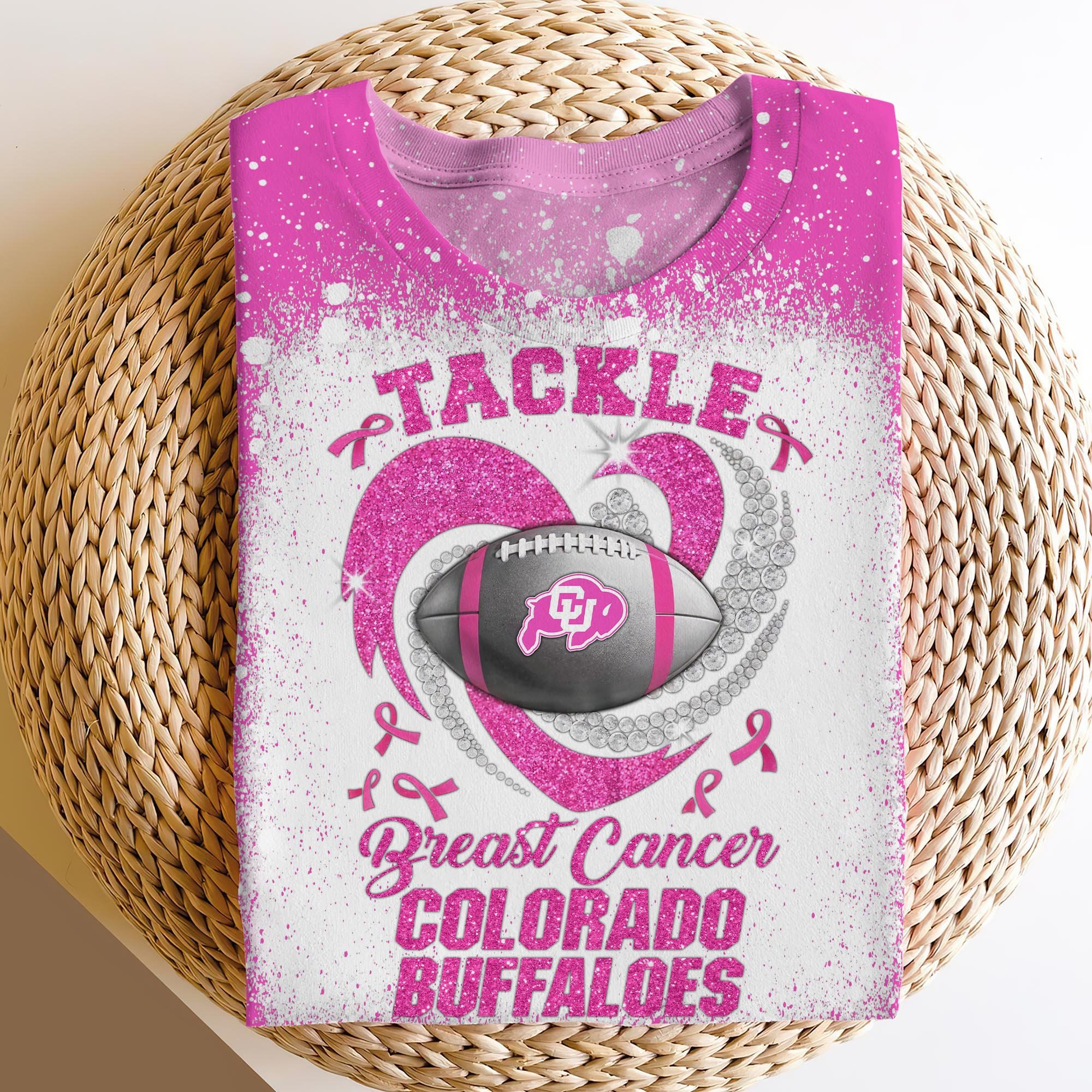 Colorado Buffaloes Sweatshirt, Hoodie, T-shirt Custom Name, Breast Cancer Shirts For Sport Lovers, Sport Gifts ETRG-61427