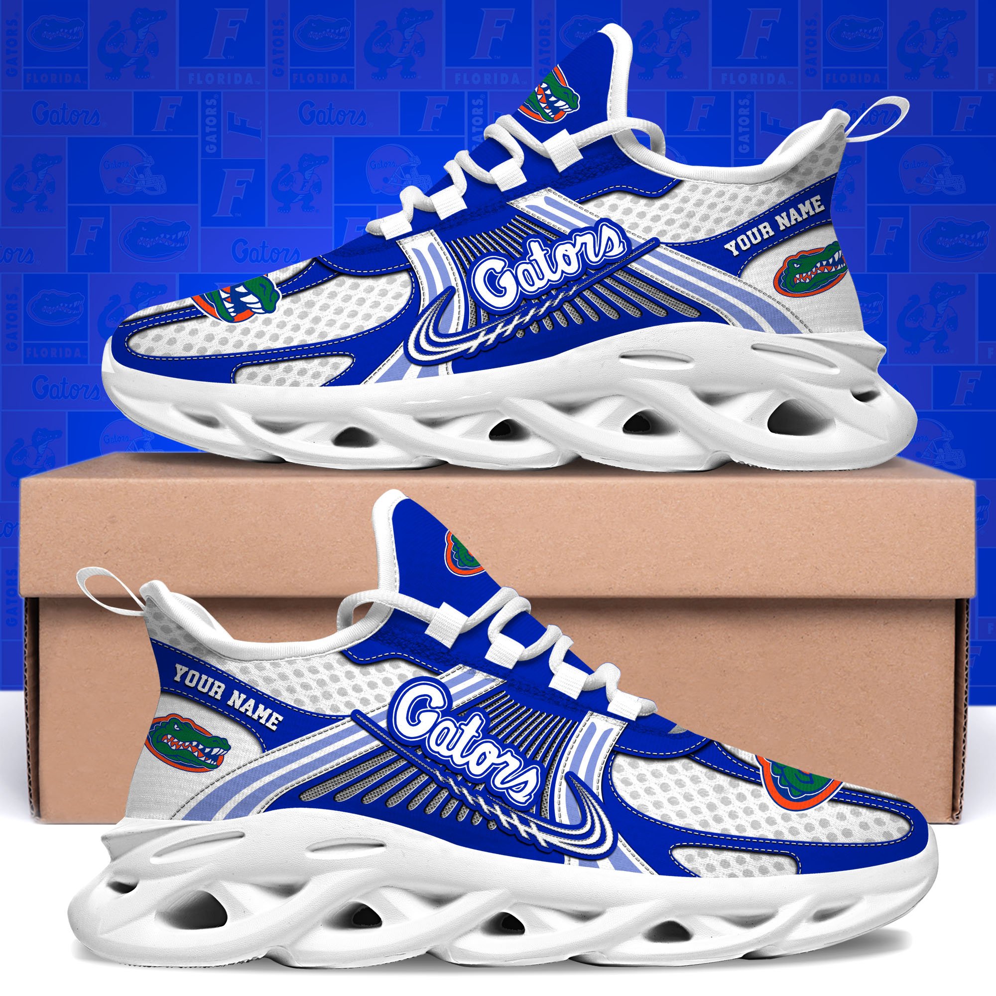 Florida Gators Clunky Sneakers Custom Your Name, Sport Sneakers, Sport Gifts For Fan, Gifts For Him ETRG-62343