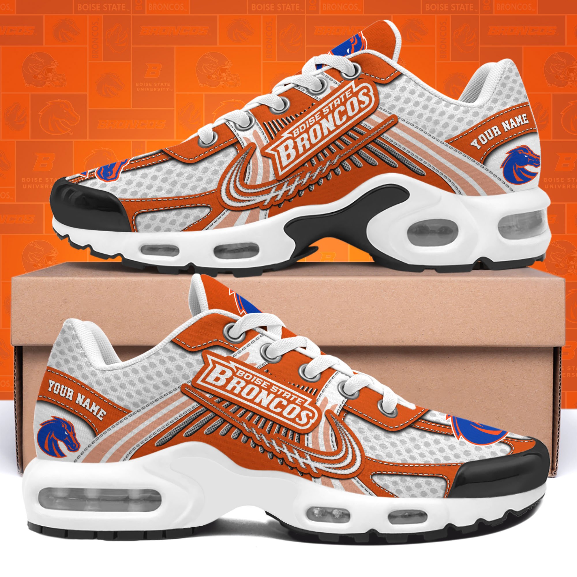 Boise State Broncos TN Shoes Custom Your Name, Sport Shoes, Gifts For Fans, Sport Gifts For Him ETRG-62360