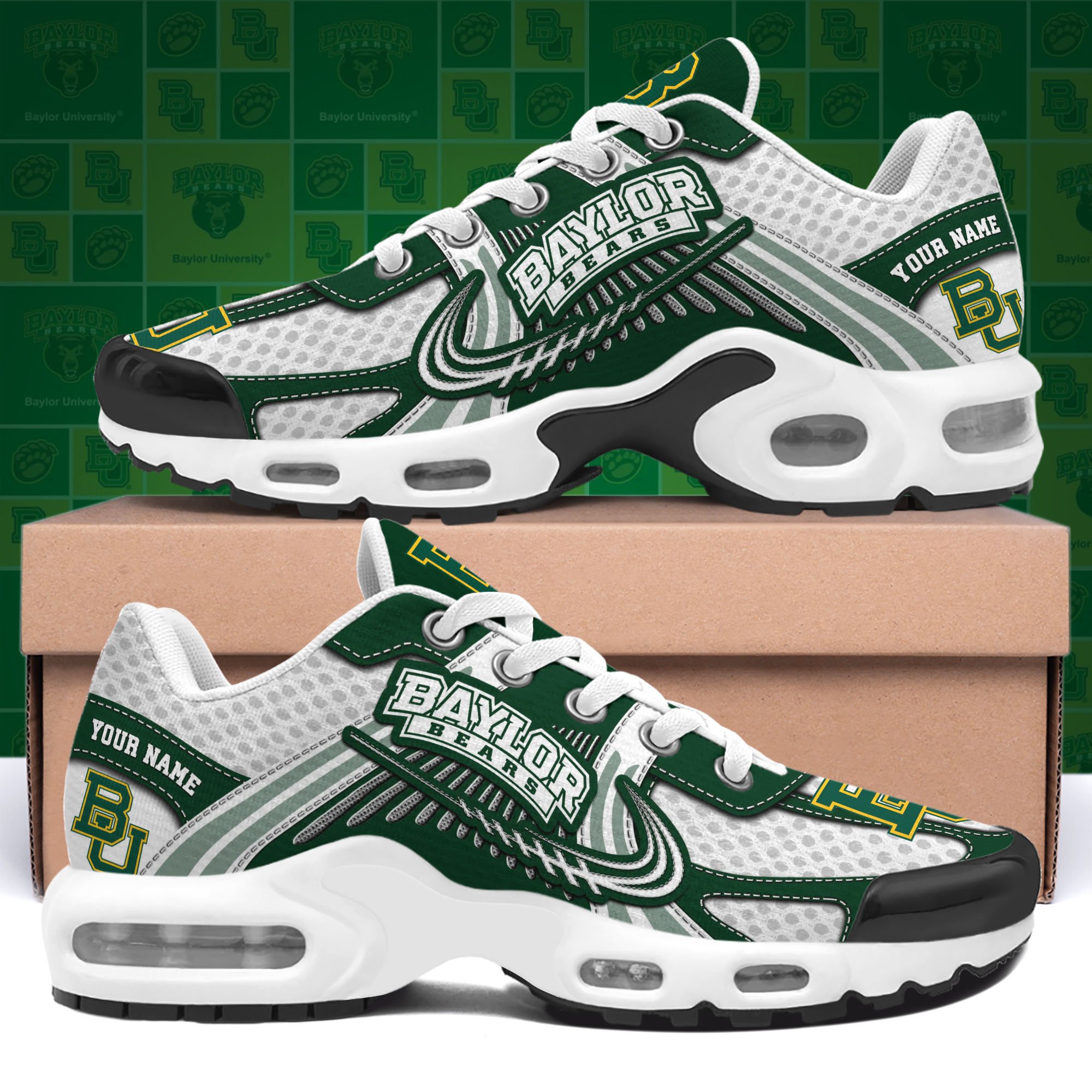 Baylor Bears TN Shoes Custom Your Name, Sport Shoes, Gifts For Fans, Sport Gifts For Him ETRG-62360