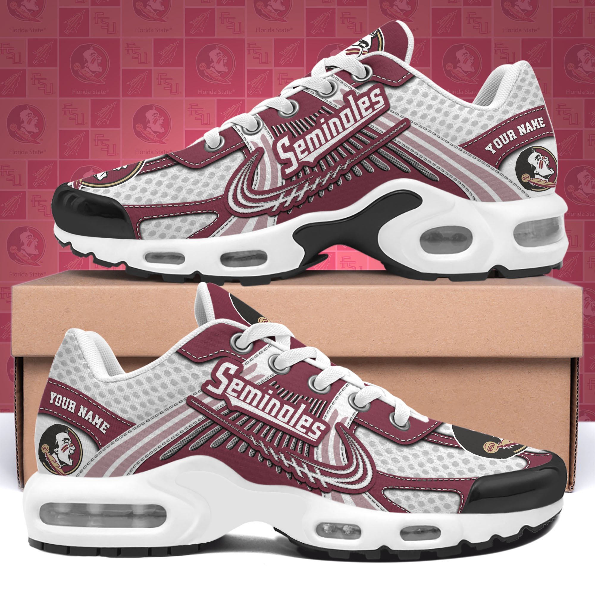 Florida State Seminoles TN Shoes Custom Your Name, Sport Shoes, Gifts For Fans, Sport Gifts For Him ETRG-62360