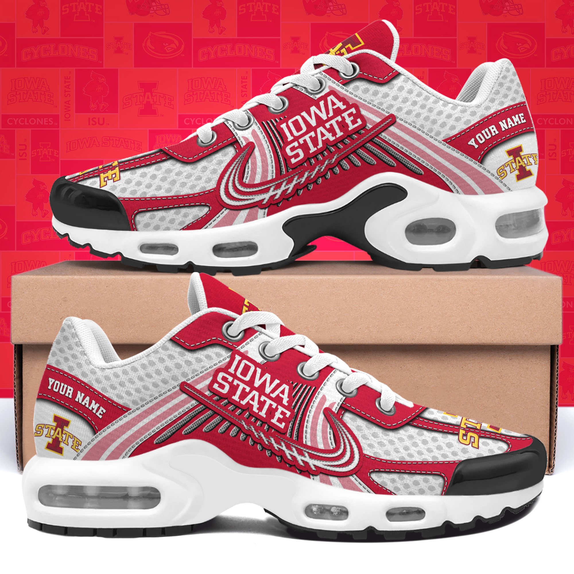 Iowa State Cyclones TN Shoes Custom Your Name, Sport Shoes, Gifts For Fans, Sport Gifts For Him ETRG-62360