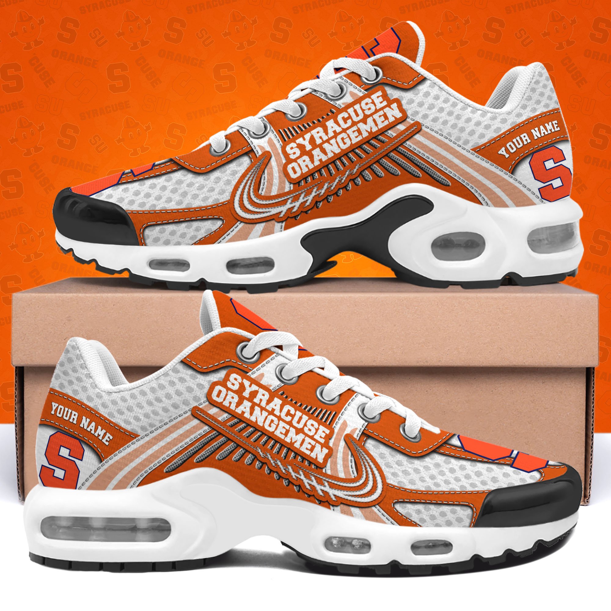 Syracuse Orange TN Shoes Custom Your Name, Sport Shoes, Gifts For Fans, Sport Gifts For Him ETRG-62360