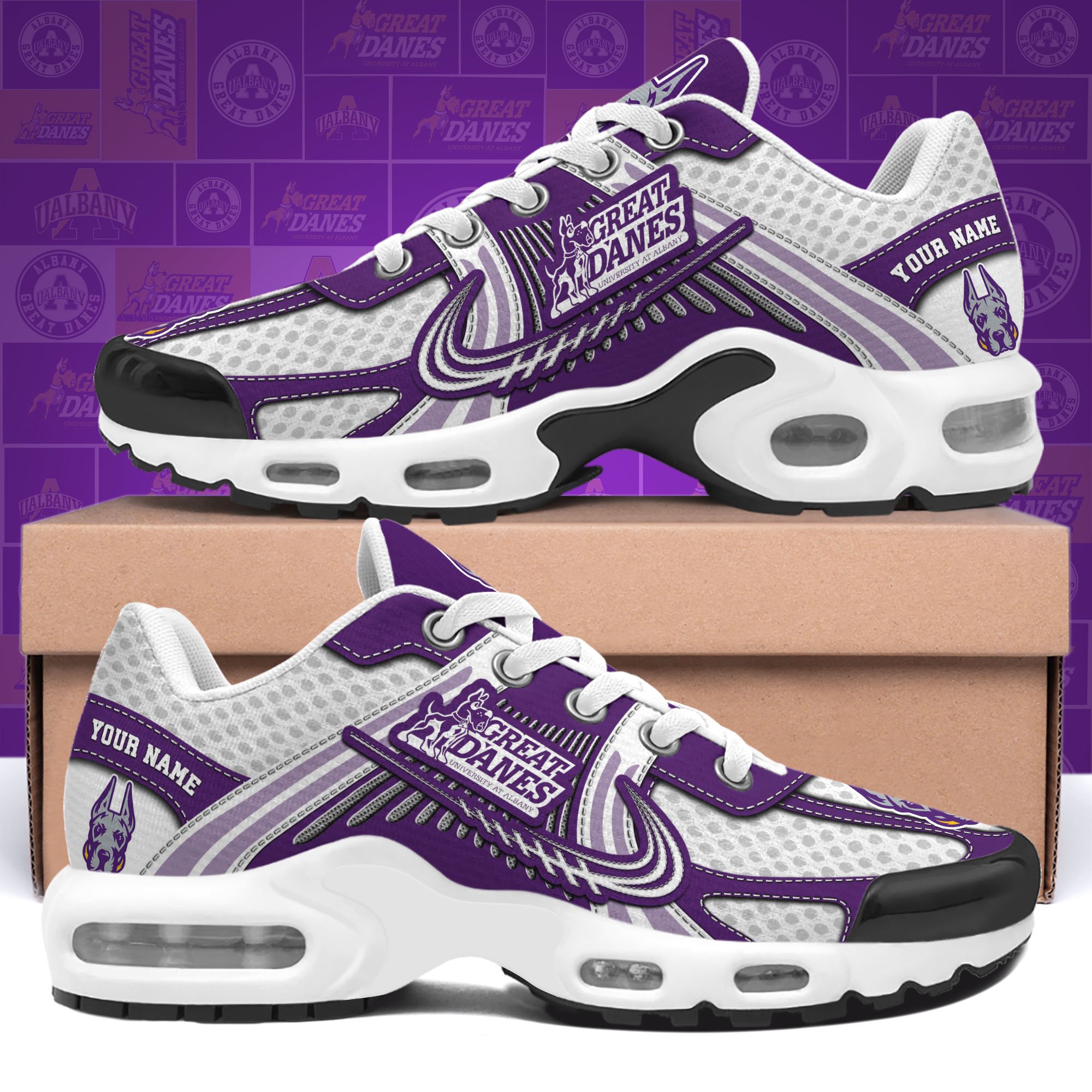 Albany Great Danes TN Shoes Custom Your Name, Sport Shoes, Gifts For Fans, Sport Gifts For Him ETRG-62360