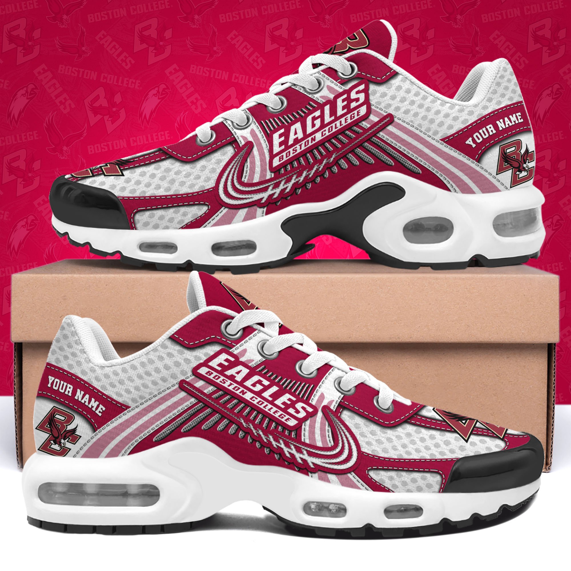 Boston College Eagles TN Shoes Custom Your Name, Sport Shoes, Gifts For Fans, Sport Gifts For Him ETRG-62360