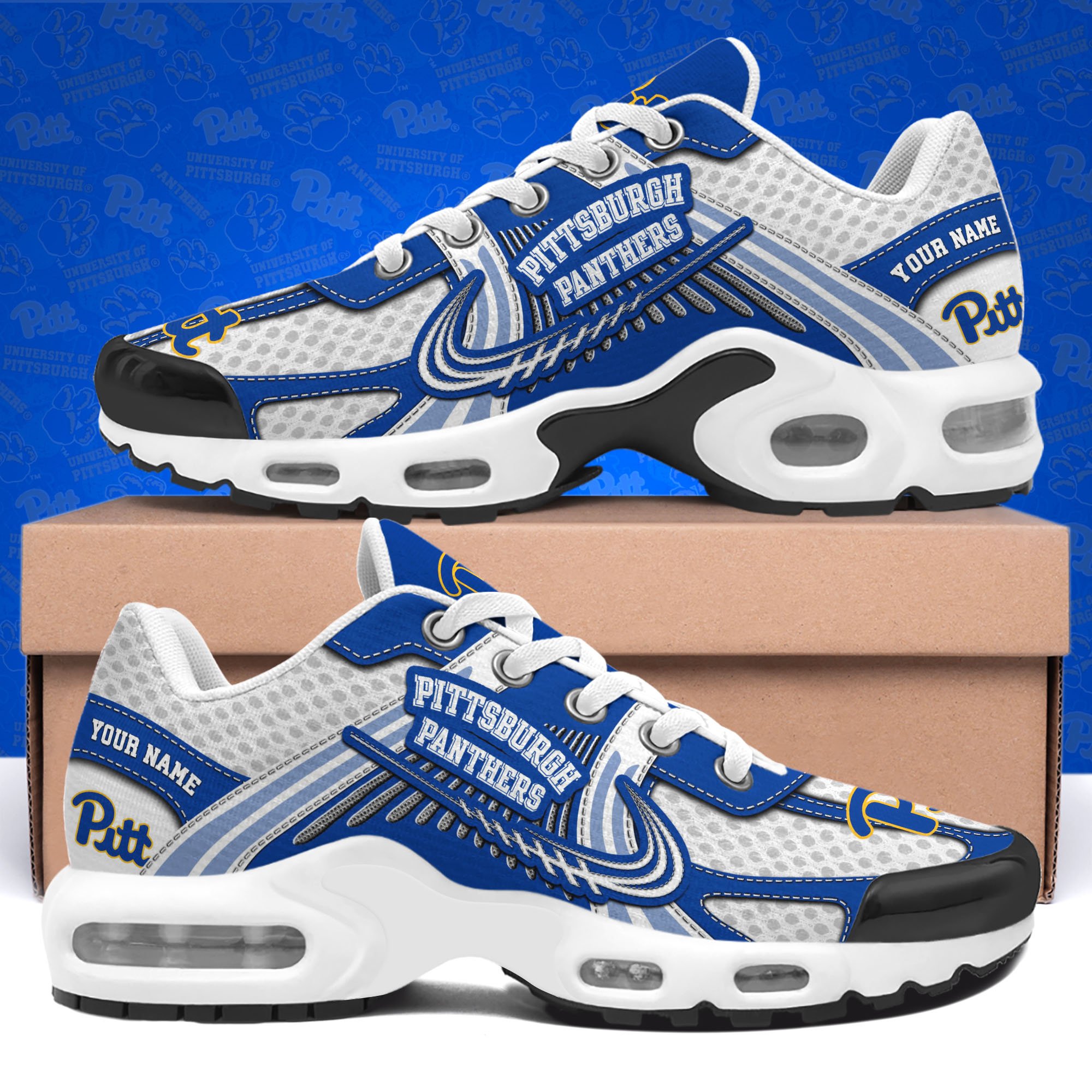 Pittsburgh Panthers TN Shoes Custom Your Name, Sport Shoes, Gifts For Fans, Sport Gifts For Him ETRG-62360