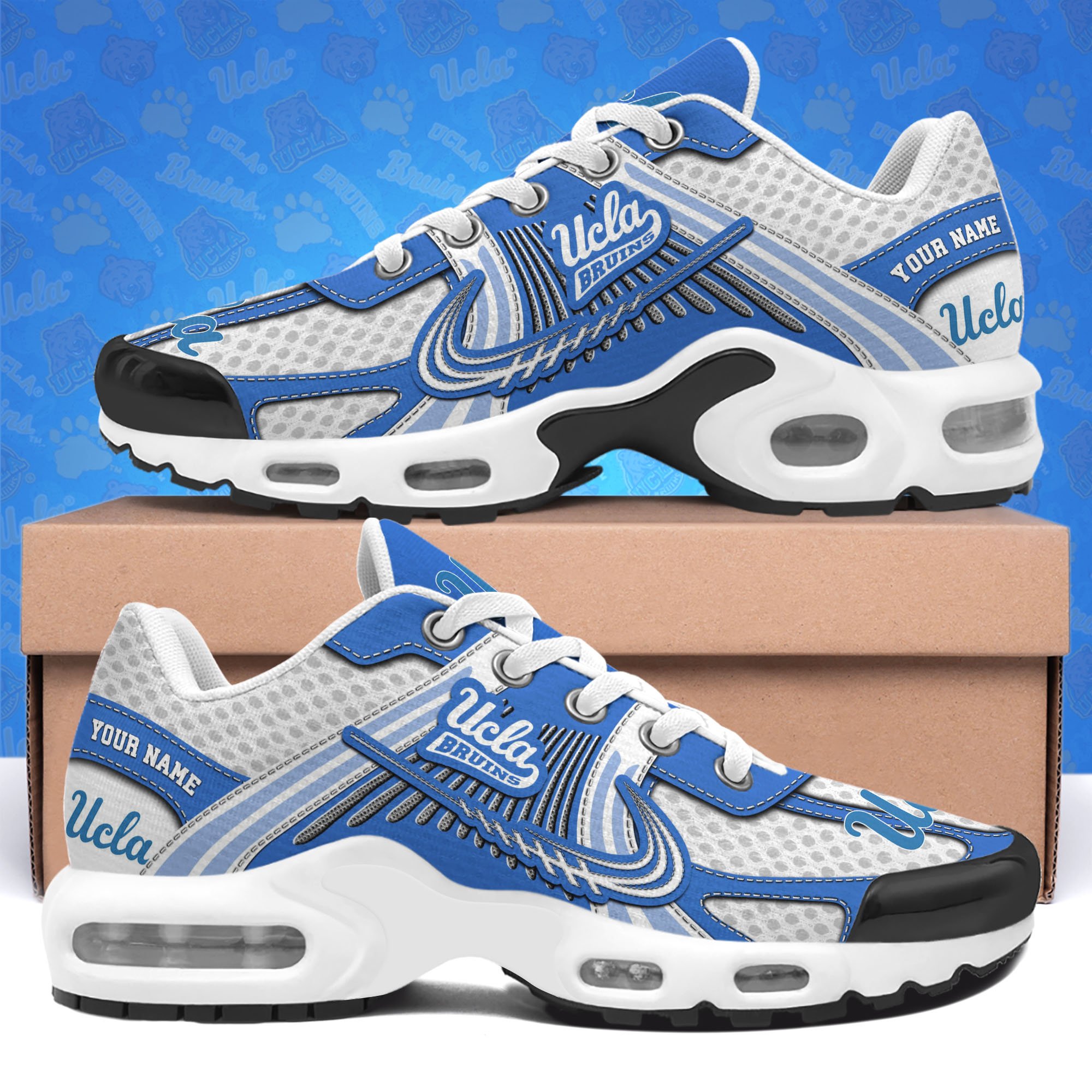 UCLA Bruins TN Shoes Custom Your Name, Sport Shoes, Gifts For Fans, Sport Gifts For Him ETRG-62360