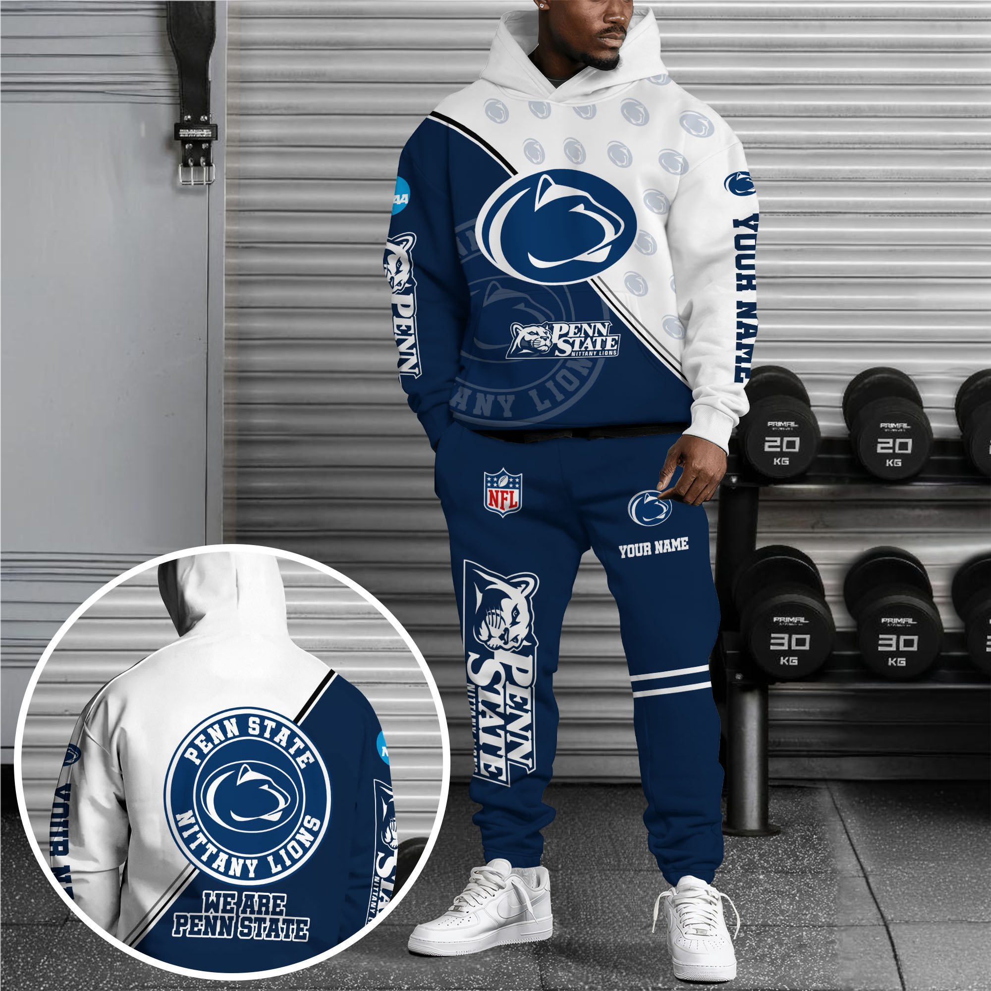 Penn State Nittany Lions Hoodie And Joggers Custom Your Name, Sport Clothings, Sport Gifts ETRG-62998