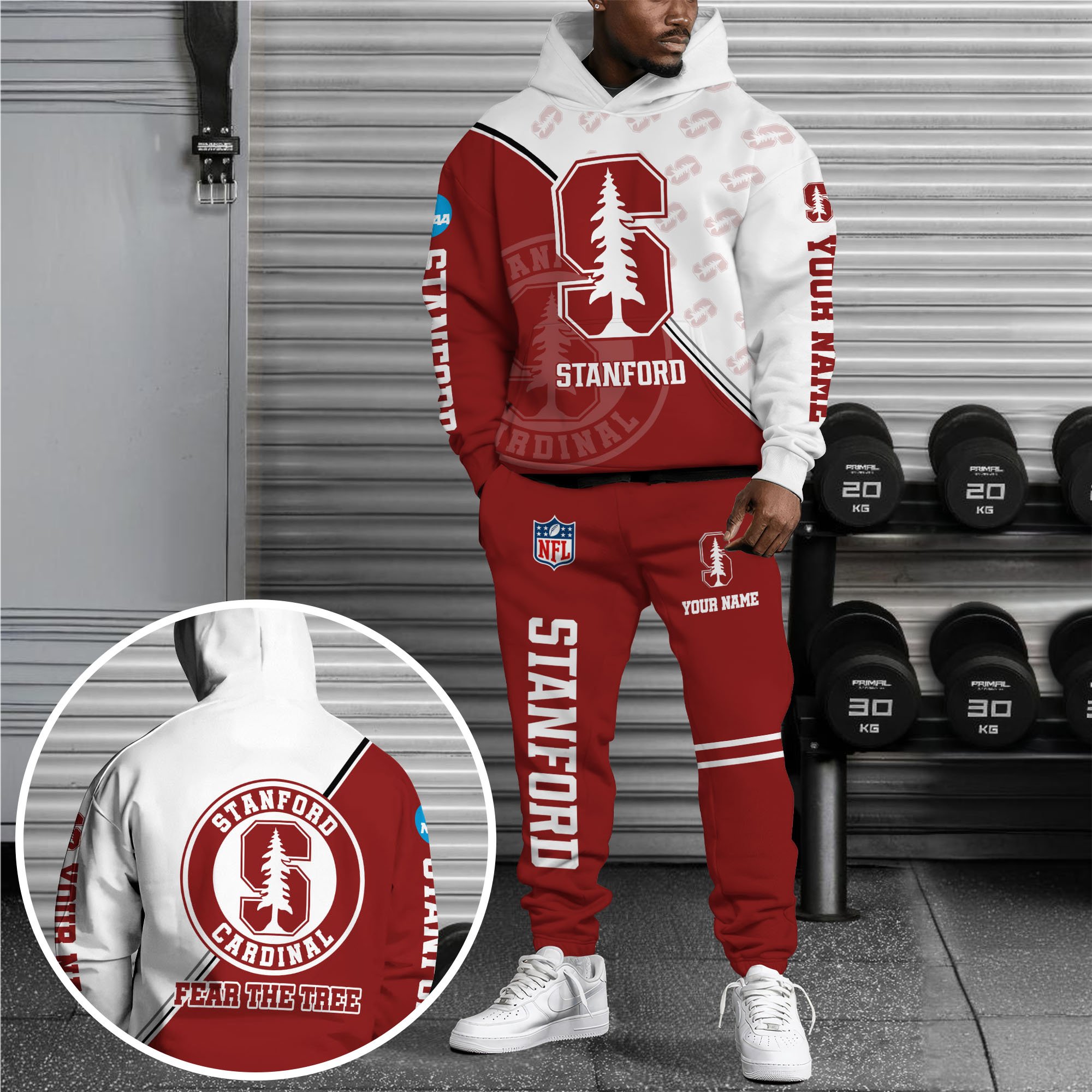 Stanford Cardinal Hoodie And Joggers Custom Your Name, Sport Clothings, Sport Gifts ETRG-62998